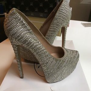 Steve Madden rhinestone heels